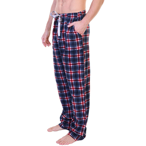 Pantalon de pyjama décontracté léger pour homme, en toile respirante et écologique, coupe douce pour la maison et le sommeil - Product Image 1