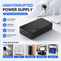 NIUNIU Tiga Fasa Online Uninterruptible Power Supply Mini UPS 20000mAh Baterai Lithium WiFi