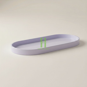 Bandeja Rectangular de Diseño Nuevo y Premium, Personalizada, de MDF Lacado con Asa e Impresión, Bandeja de MDF Lacado de Vietnam - Product Image 5