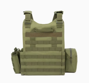 Chaleco Táctico TRIBON SPORTS TS-TV-005 de Nailon Unisex para Caza, con Bolsillos Utilitarios, Cierre de Cremallera, Correa de Hombro Arqueada, Impermeable e Interno - Product Image 4