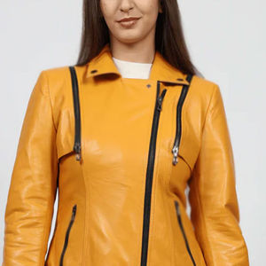 Top Trending Women Fashion Genuine Leather <b>Jacket</b> Winter Warm Windproof <b>Sheepskin</b> Custom Size Cowhide Leather <b>Jacket</b> Pakistan - Product Image 6
