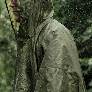 Unisex Clear Waterproof Polyester Nylon Poncho <b>Raincoat</b> Zipper Breathable Eco-Friendly Soft Shell Lightweight Poncho <b>Raincoat</b> - Product Image 5