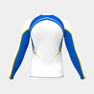 เสื้อรัดกล้ามเนื้อแขนยาว MMA แบบสั่งทำพิเศษสำหรับทุกเพศ |   เสื้อกีฬาผ้ายืดระบายอากาศ 160 กรัม ผลิตจากผ้าสแปนเด็กซ์/โพลีเอสเตอร์ เป็นมิตรต่อสิ่งแวดล้อม - Product Image 2