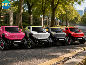 Voiture électrique pour enfants à piles, jouet SUV en plastique pour jouer en extérieur - Product Image 1