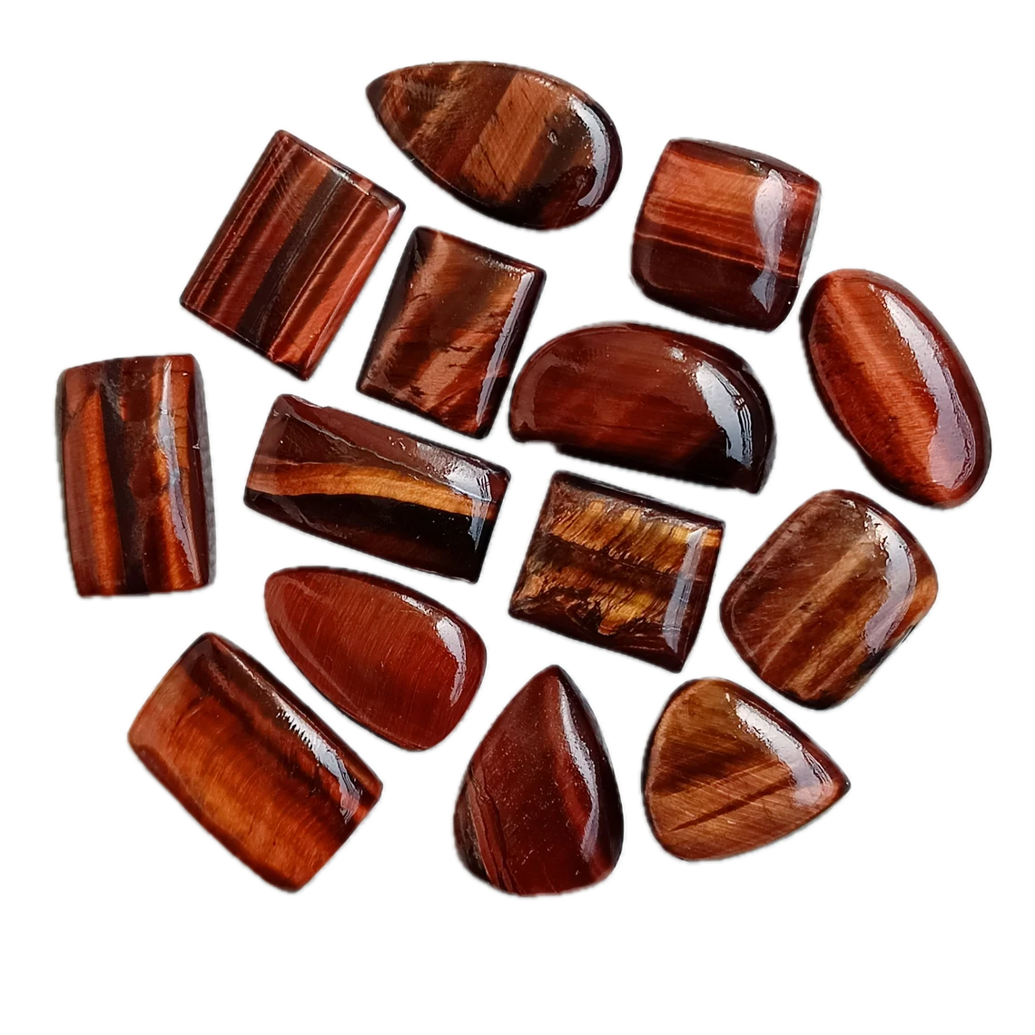 Loose Gemstone Cabochon Red Tiger Eye