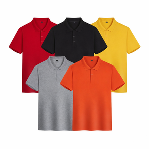 Chemise de golf décontractée pour homme, tricotée sur mesure, 100 % coton biologique, écologique, respirante, avec design vintage du Bangladesh - Product Image 1
