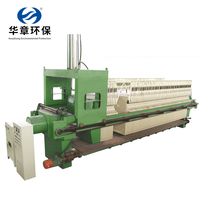 Nouvelle presse à filtre à chambre automatique Huazhang 1500 mm avec système de lavage automatique et plaques filtrantes en polypropylène (PP)