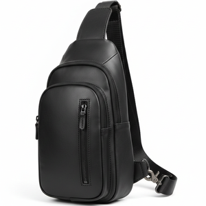 กระเป๋าคาดอกแฟชั่นคุณภาพสูง กระเป๋าสะพายข้างดีไซน์เนอร์ กระเป๋าหนังผู้ชายสะพายไหล่แบบครอสบอดี้ มีจำหน่าย - Product Image 1