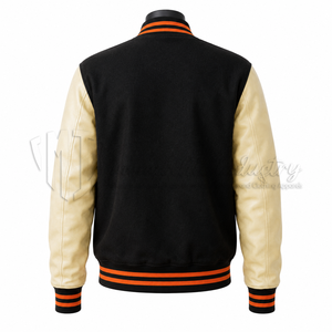 Chaqueta Varsity de Béisbol Unisex, Resistente al Viento, Transpirable, Ecológica, con Letras Bordadas, Personalizable con Etiqueta Privada - Product Image 2