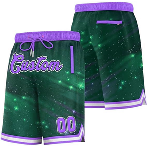 Short de basketball entièrement imprimé par sublimation, haute qualité, personnalisé, en mesh, vente chaude - Product Image 4