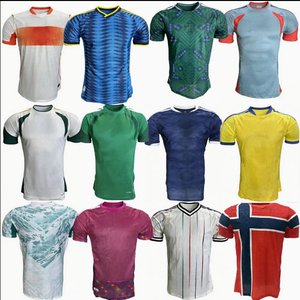 Men's Soccer Jersey Set Black Orange Blue Geometric Sublimated Short Sleeve Moisture Wicking <b>Athletic</b> Fit All Seasons - Product Image 4