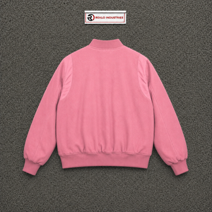 Veste classique rose à boutons-pression en polaire douce de qualité supérieure, vêtement d'extérieur décontracté, couleur unie, fermeture boutonnée, coupe classique, col rabattu - Product Image 5