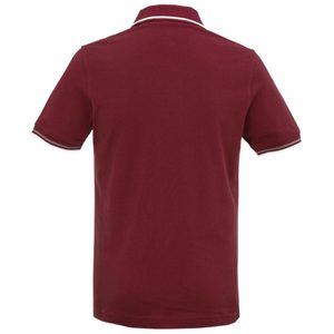 Chemise à manches courtes pour homme, bleu royal, 100% polyester piqué, coupe décontractée, séchage rapide, respirante, longueur normale, couleur unie, tricotée - Product Image 6