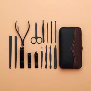 <b>Nail</b> Kit 7 in 1 Stainless Steel Manicure Tools Set Single Spring Professional Durable Portable <b>Case</b> Classic Style Adult Use - Product Image 6