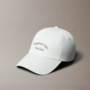 Gorra de Béisbol de Lona de Algodón de 6 Paneles con Bordado Personalizado, Unisex, Logotipo Frontal, Estilo Deportivo Informal, Hebilla Metálica Blanca - Product Image 1