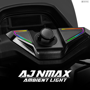 AJ <b>LIGHT</b> DESIGN NMAX V3 <b>Plug</b> n Play Gauge Panel Lighting Accessory Phone Holder RGB <b>LED</b> Atmosphere <b>Light</b> Bluetooth App Control - Product Image 2