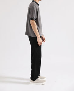 Polo pour homme 100% polyester, maille respirante, séchage rapide, vente en gros d'usine, logo personnalisé - Product Image 3