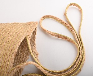 Sac de plage mini en jute pour femme, vert uni, tendance, pour l'automne, l'hiver, le printemps, l'été, les voyages, les fêtes, écologique - Product Image 4