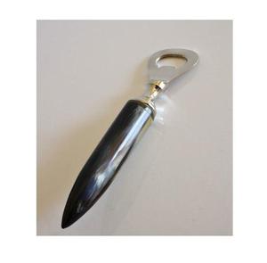 Ouvre-bouteille artisanal en corne de buffle, outil de bar en acier inoxydable, ouvre-bouteille manuel luxueux pour la bière et le vin, idéal pour les fêtes - Product Image 3