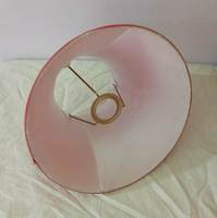 Abat-jour de remplacement en tissu de coton plissé rouge fait main, style Mid-Century Modern, pour applique murale, support d'ampoule E27, finition thermolaquée