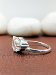 แหวนแต่งงานทรงลูกแพร์ทันสมัยจาก D'VINS JEWELS เพชรทรงเหลี่ยมเจียระไนแบบบริลเลียนท์ สี D ขาว โรสโกลด์ เพชรเพาะเลี้ยงในห้องปฏิบัติการ - Product Image 3