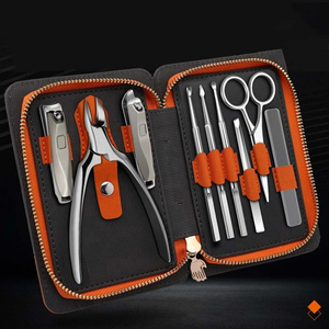 Kit de manucure et pédicure de qualité supérieure, fabrication OEM, meilleur coupe-ongles en acier inoxydable, coupe-cuticules, outil de beauté pour salon de beauté - Product Image 4