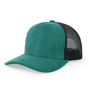 Casquette de baseball en maille personnalisable avec logo, ajustable, 6 panneaux, couleur unie, respirante, visière incurvée, faible MOQ, style trucker - Product Image 6