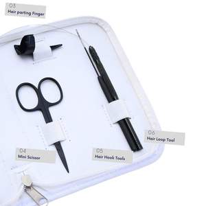 Kit d'outils pour extensions capillaires : Pince à micro-perles, ciseaux à boucle avec fil pour l'application de micro-perles - Product Image 5