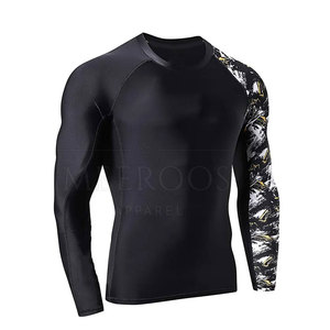 เสื้อคอมเพรสชั่นขายส่ง เสื้อผ้าออกกำลังกาย เสื้อคอมเพรสชั่นแขนยาว - Product Image 3
