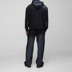 Manufacturer Men Acid Wash <b>Tracksuit</b> Hooded Running Wear Fleece Streetwear Custom Oem Wholesale Factory Men Acid Wash <b>Tracksuit</b> - Product Image 4