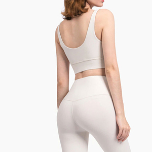 Solid Pattern Logo Best Selling High Quality Yoga Set Latest Style with Solid Pattern and Front Logo Wholesale Hot Sale Adult - Product Image 5