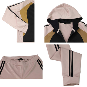 Ensembles de survêtements deux pièces pour femmes, coupe classique, taille élastique, faciles à porter, pour activités de plein air, ensemble de jogging tendance - Product Image 3