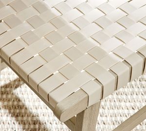 Chaise de salle à manger ergonomique moderne en bois de teck avec finition Biscotti, assise et dossier en corde, écologique et empilable pour entrepôt et école - Product Image 5