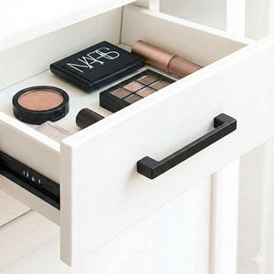 Minimalist Square Zinc Alloy Furniture Handle Matte <b>Black</b> Cabinet Drawer Pull for Kitchen Dining Room Bathroom Cabinets - Product Image 6