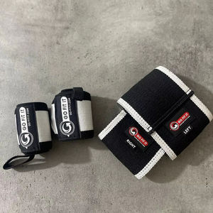 สายรัดข้อมือยืดหยุ่นสำหรับออกกำลังกายและสายรัดข้อมือแบบกดรัดน้ำหนักเบา ปรับได้ เหมาะสำหรับยกน้ำหนัก - Product Image 1