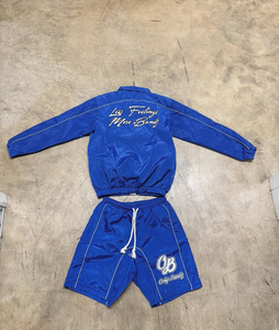 Ensemble de survêtement léger pour homme, été, 100% polyester respirant, broderie, streetwear, logo OEM - Product Image 5