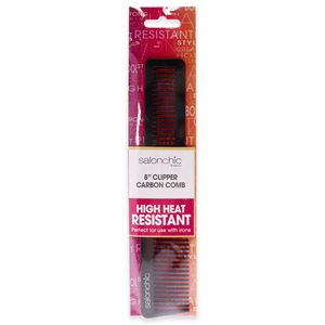 Peine de carbono unisex de 8 dientes resistente al calor para cortapelos de corte plano, 1 unidad - Product Image 3