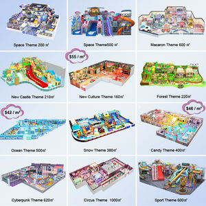 Aire de jeux intérieure de conception nouvelle 2026 avec toboggan diabolique, bowling, jeu Super Mario, trampoline et tyrolienne pour enfants et adultes - Product Image 4