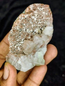 Apofilita Roja Natural y Hermosa con Lote de Minerales de Stilbita, Colección de Especímenes de Cristal Premium, Decoración, Regalo Curativo - Product Image 2