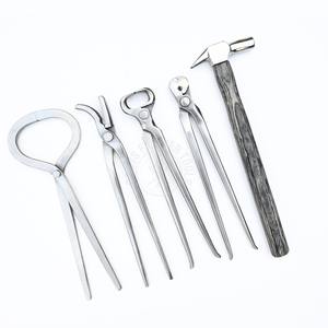 Equine Farrier Hoof <b>Tools</b> Kit Horseshoe Hammer Hoof Pressure Testing <b>Tool</b> Nail Puller Alligator Clincher and Hoof Nipper <b>Cutter</b> - Product Image 1