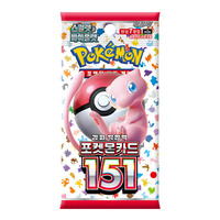 Boîte de cartes à collectionner Pokémon 151 Expansion Pack, version coréenne, personnages d'anime, jeu de cartes à collectionner, jeu de société en papier