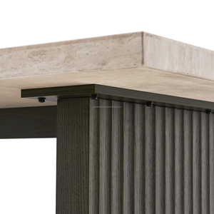 Contemporary Design Modern Durable Wooden Dining Table Set for Home Apartment Farmhouse Villa Dining Rooms Dining Room Furniture - Product Image 5