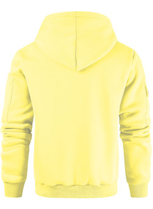 Sweat-shirts à capuche oversize pour hommes, tendance, respirants, avec demi-fermeture éclair, possibilité de personnaliser la couleur selon votre choix. - Product Image 3
