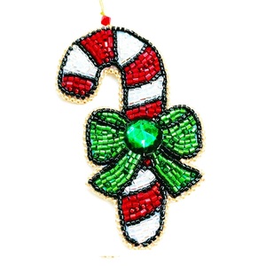 Colorful Christmas Seed Beads <b>Bag</b> <b>Charm</b> Decorative Gift Cute Santa Seed Beaded Embroidery <b>Bag</b> <b>Charms</b> For Women - Product Image 6