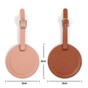 Étiquettes de bagages personnalisées en similicuir PU souple, motif lettres, de luxe, durables, avec boucle, les plus populaires - Product Image 6