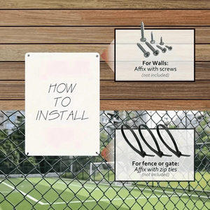 CIFbuy Cartello Stradale in Metallo Resistente alle Intemperie per Esterni, Proibizione Parcheggio e Avvertimento Proprietà Privata per TikTok e Servizio Ritiro Temu - Product Image 4