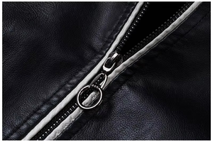 Veste en cuir vintage décontractée personnalisée pour homme, tenue pour la saison froide, veste de motard tendance par MIANBRO ENTERPRISES - Product Image 3