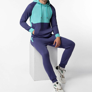 Ensemble de survêtement décontracté pour homme en mélange de coton premium, confortable pour le quotidien, deux pièces, en vente - Product Image 2
