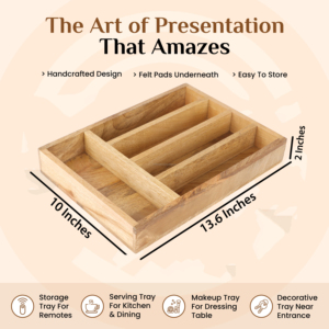 Food Serving Platter Wooden Tray <b>Square</b> With Curved <b>Edges</b> Plywood Outcome Hot Selling European Style Easy Hand Grip Kitchen Item - Product Image 3