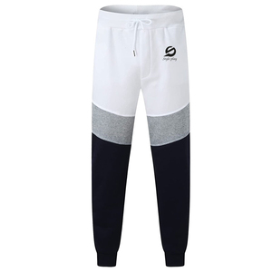 ชุดวอร์มสองชิ้นลายโลโก้แบบกำหนดเองสำหรับฤดูใบไม้ร่วงและฤดูหนาว ระบายอากาศได้ดี แห้งเร็ว สไตล์ไฮสตรีทสำหรับผู้ชาย - Product Image 4